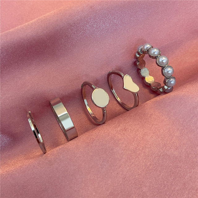 Gothic Butterfly Poker Sword Multi Element Ring Set For Women European and American Retro Personality Finger Ring Gifts