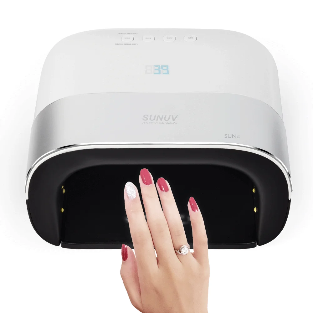 SUNUV SUN3 УФ лампа с набор инструментов для ногтей 48 Вт умный сушилка Полимеризации