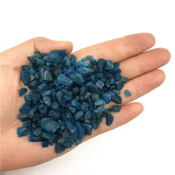 

Wholesale 50g Natural Raw Blue Apatite Rough Stones Crystal Gravel Rough Gemstone Healing Natural Quartz Crystals