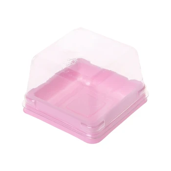 

50g Square Moon Cake Trays Mooncake Packaging Box Container Holder 50 Sets