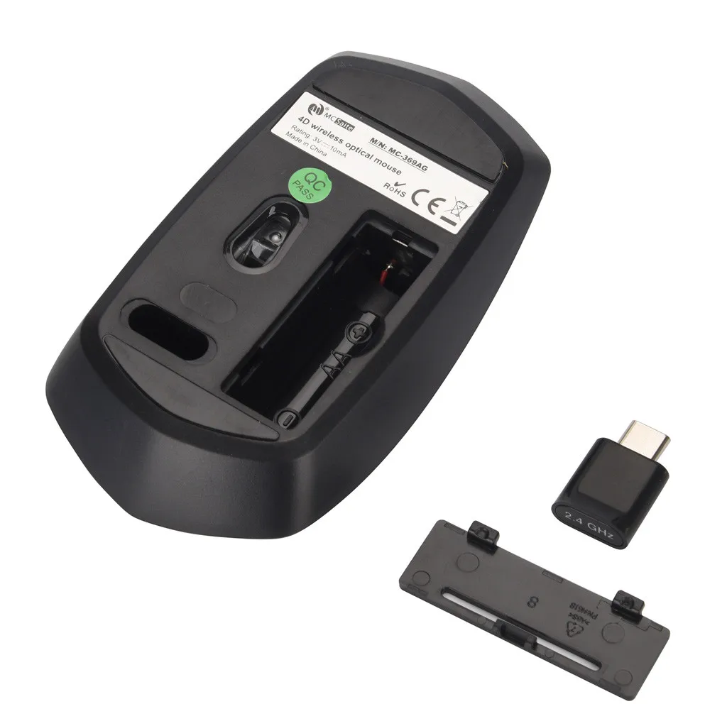 Игровая Мышь Mcsaite 2,4 ghz беспроводная Мышь type C Usb C Мышь Dpi Регулировка совместима с B4j9 Мышь Прямая поставка