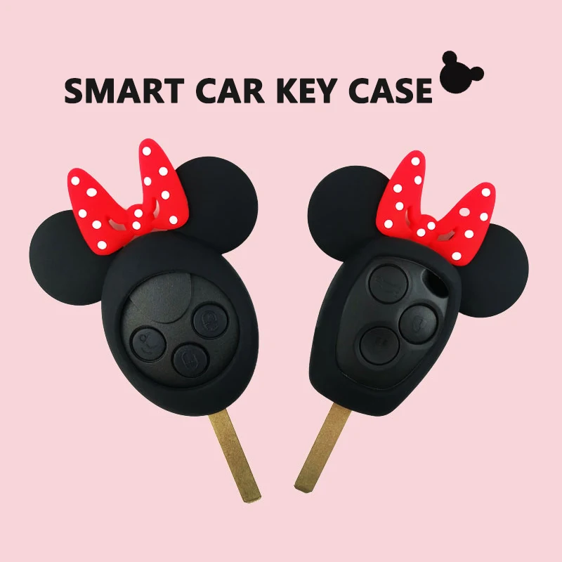 Умный 453 чехол для автомобильного ключа милый защитный Smart 451 fortwo forfour
