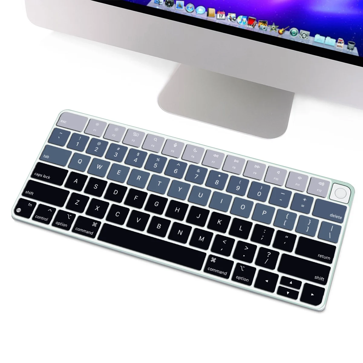 Per Apple Imac Cover Per Tastiera ((Versione 2021) Adesivi Per Tastiera Magica Custodia Protettiva Per Tastiera Bluetooth In Silicone Us