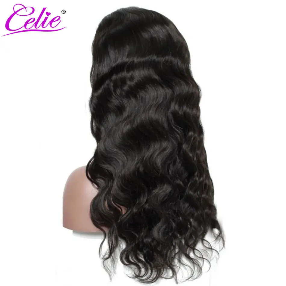 Celie Body Wave 360 Lace Frontal Wig For Black Women Body Wave Wig 28 30 Inch Lace Front Human Hair Wigs 200% Wigs