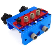 Круглого дерева Tenon пробивая набор для сверления 3 в 1 локатор дюбеля инструменты универсальный шаблон мощность столярная Деревообработка ручной инструмент Дерево работы