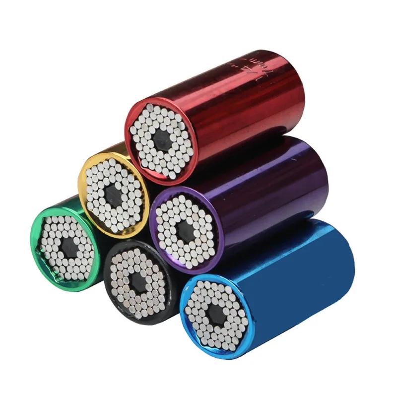 Llave inglesa mágica multifunción Universal, adaptador de taladro eléctrico de 7-19mm, Kit de herramientas de mano para coche