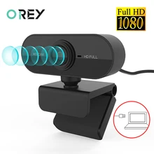 Webcam 1080P Full HD kamera internetowa erę wraz z mikrofon USB wtyczka kamera internetowa dla komputer stancjonarny Mac laptopa pulpit YouTube Skype Mini kamera