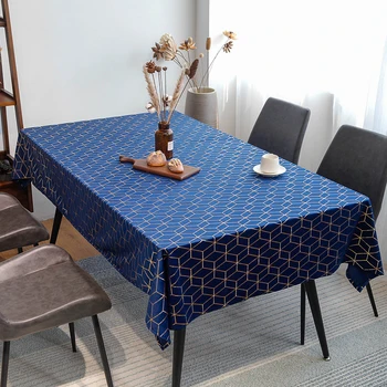 

Party Spillproof Living Room Desk Table Cloth Jacquard Geometric Nordic Style Kitchen Dinning Wrinkle Resistant Home Decor Cover