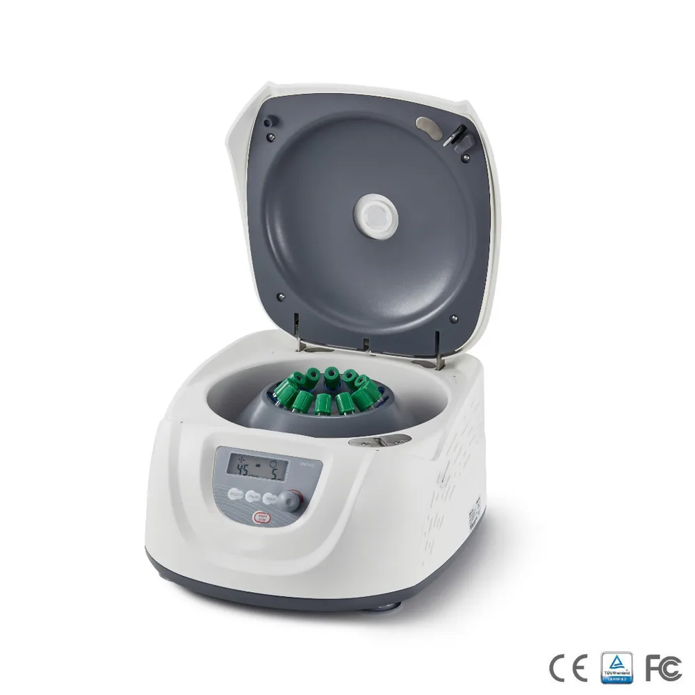 

Clinical Centrifuge Low-speed Centrifuge Can Put 5ml/7ml/10ml/15ml Tubes 300-4500rpm DM0412 Brushless DC Motor CE Mark