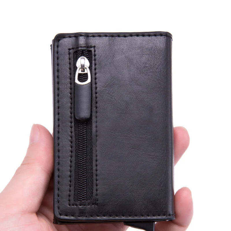 KUDIAN EBAR металлический держатель для карт кошелек алюминиевый сплав RFID кредитный держатель для карт s Твердый бизнес-карта протектор BIH128 PM49