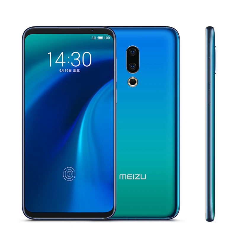 Meizu 16th мобильный телефон 6," Super AMOLED, 6 ГБ ОЗУ, 64 Гб ПЗУ, Восьмиядерный процессор Snapdragon 845, фронтальная камера 20 МП, смартфон с отпечатком пальца