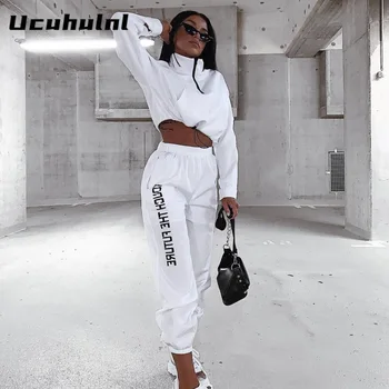 

Two-piece Set Street 2019 Spring Autumn New Women's Sports Sweater and Jogging Casual Pants Fashion Classic Running Sports Suit