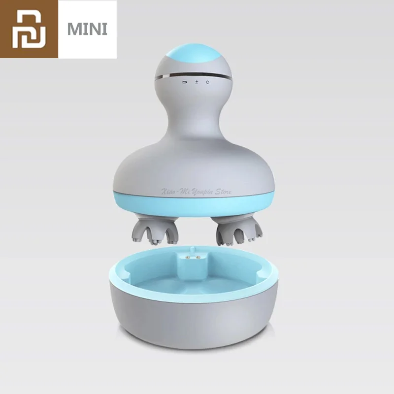 Массажер Youpin Mini 3D для головы устройство сухого и влажного массажа дизайн с