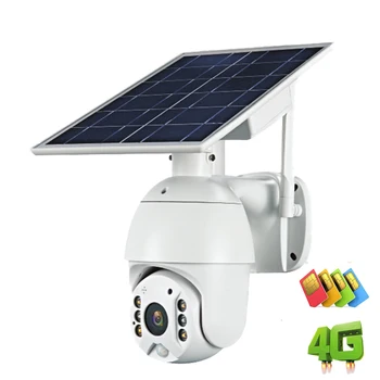 

1080P Two-Way Audio Long Standby HD Solar Panel 4G Outdoor Monitoring Waterproof CCTV Camera Smart Home Anti-theft Alarm