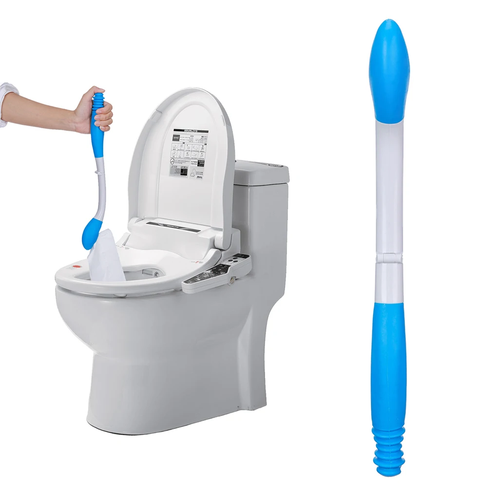 Toilet Aids for Wiping Bathroom Wipe Assistance Bottom Long Handle Reach Comfort Wiper Self Wipe Assist Holder Toilet Paper Grip