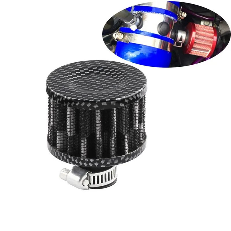12MM Car Accessories OIL Cold Air Intake Crank Case Turbo Vent Breather Filter Universal Interface Motorcycle Air Filter