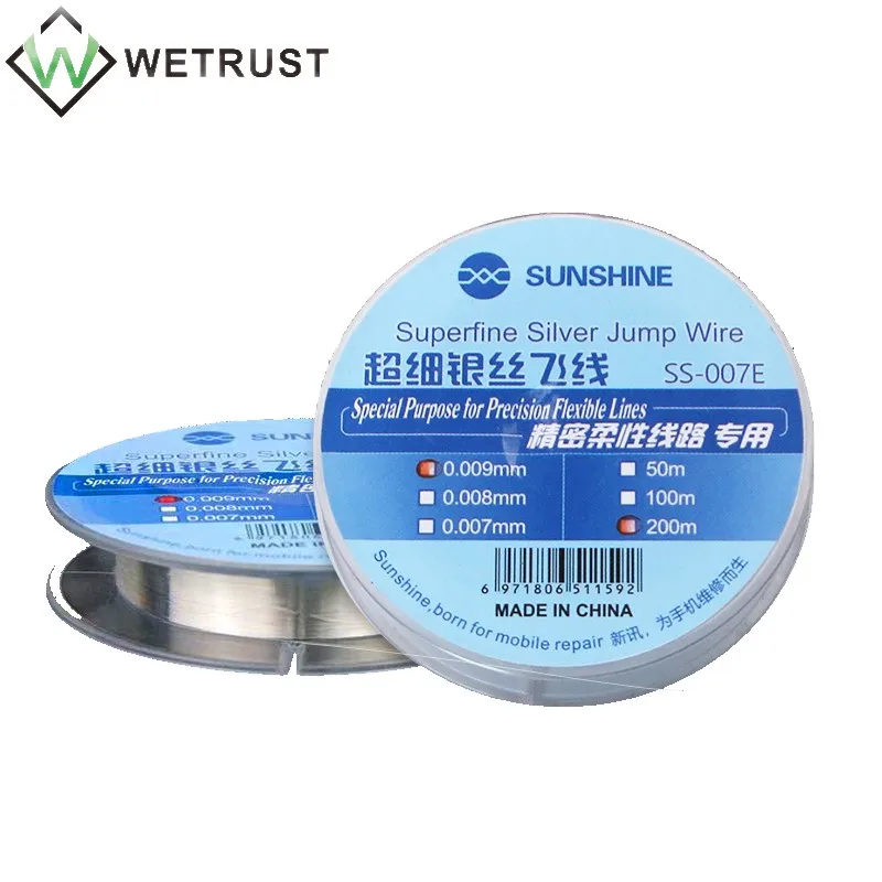 enameled copper repair wire for PCB jumper repair, cellphone repair, soldering work, small coils, and electronic maintenance