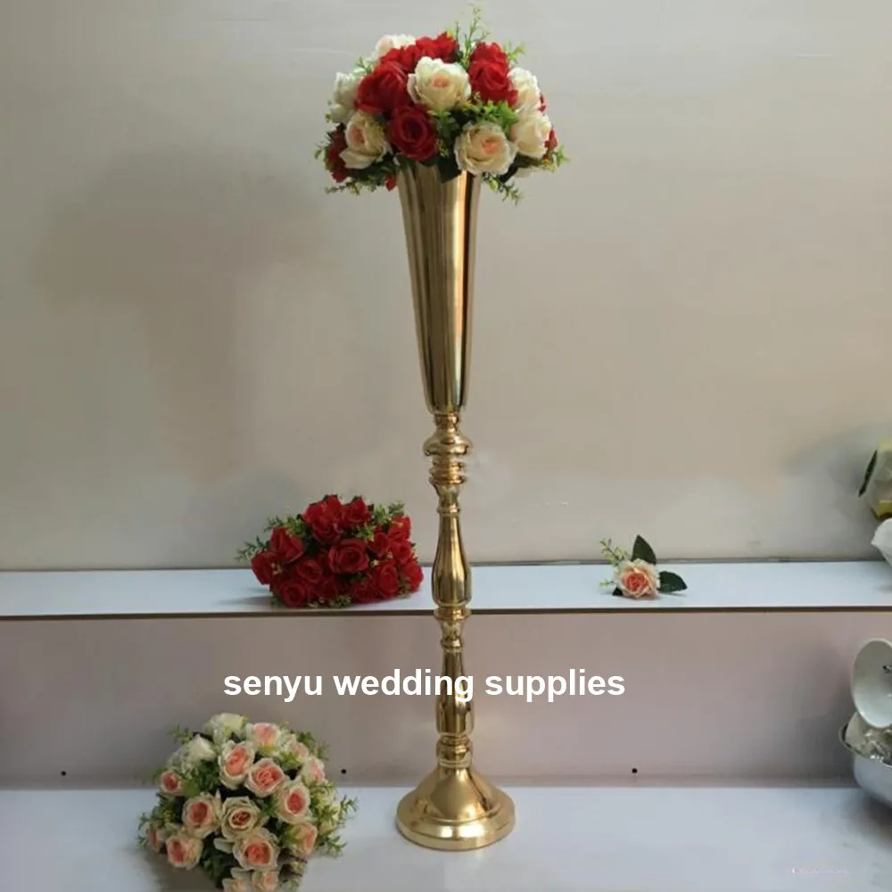 50cm/100cm Tall New Style Gold Stand Flower Stand Pillar Column For