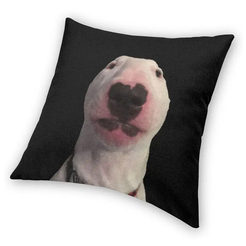 Bull Terrier Cushion Cover | Pillow Bull Terrier | Memes Pillow Cover |  Pillow Cases Meme - Cushion Cover - Aliexpress