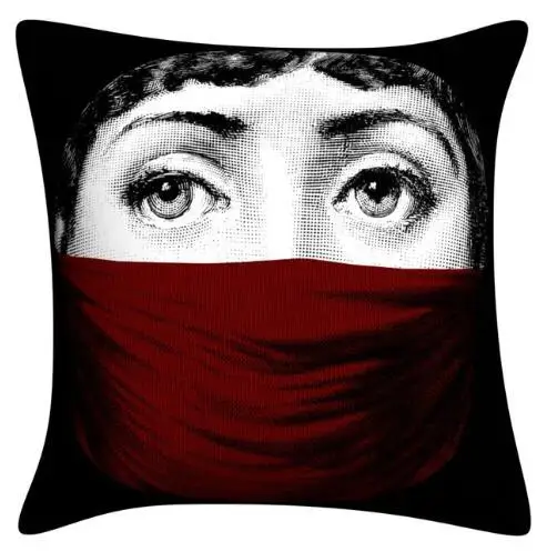ZENGIA Ретро подушка fornasetti Обложка Art Master наволочка для дома/гостиной декоративные подушки Чехол для женщин