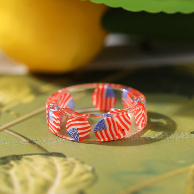 Fashion Acetic Acid Flower Rings for Women Lady Personality Leopard Acrylic Opening Adjustable Rings Finger Jewelry Gift