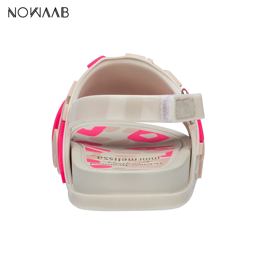 Пляжные сандалии Mini Melissa прозрачная обувь для мальчиков и девочек Нескользящие