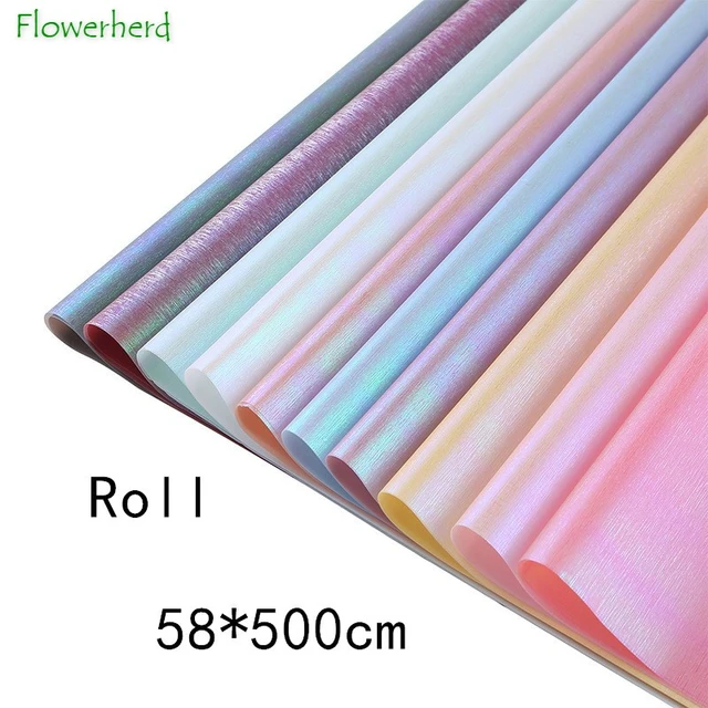 Peach Skin Roll Craft Paper 52cm X 6Y Two-color Waterproof