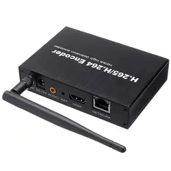 H.265 H.264 HDMI видео аудио кодировщик Wi-Fi интернет-телевидением Rtsp Rtmp ONVIF HDMI кодировщик H265 для потоковая трансляция в прямом эфире штепсельная