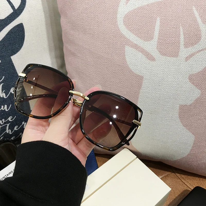 MS New Fashion Brand Designer Sunglasses Women's Oversized Female Sun glasses For Women UV400 - Цвет линз: C05