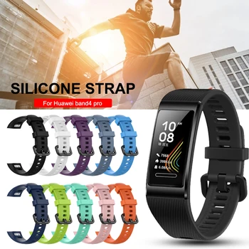 

Sport Silicone Wristband Watch Band For Huawei 3/4 Pro Smart Watch Strap Replacement Soft Strap Bracelet Band
