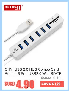 CHYI 4 Port Wireless Usb 2.0 Hubs Mini Multi Colors Portable Hab Foldable Splitter Micro Adapter For Computer Laptop Accessories