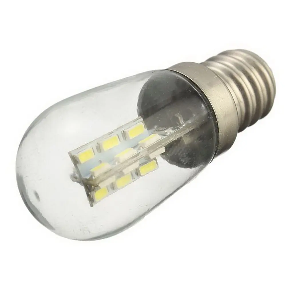 Ac220/ac110vled лампа E12 E14 Smd 24 Led высокая яркость стеклянный абажур Чистый теплый белый светильник для швейной машины Холодильник