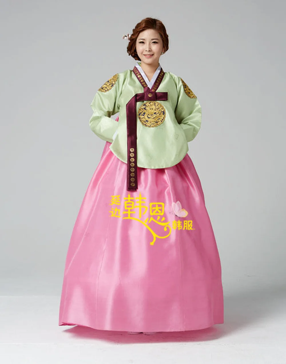 

Hanbok Dress Traditional Korean Ceremony Costume DANGUI Korean Royal Costume