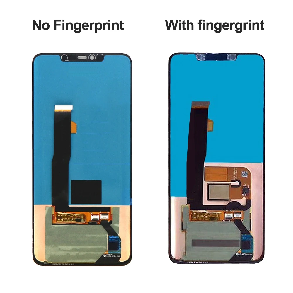 Дисплей для huawei mate 20 pro lcd кодирующий преобразователь сенсорного экрана в сборе с рамкой отпечатков пальцев для экрана huawei mate 20 pro