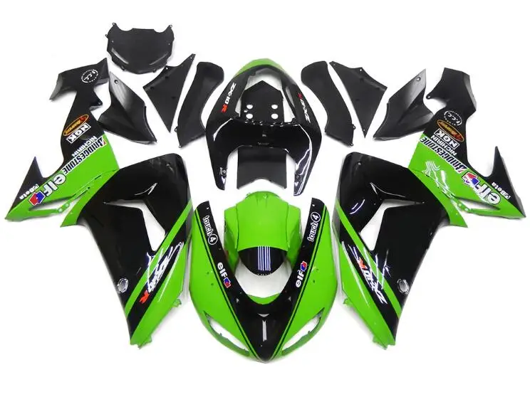 4 бесплатные подарки горячий ABS Полный комплект обтекателя подходит для Kawasaki Ninja ZX-10R ZX10R 2006 2007 06 07 обтекатели набор FR