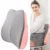 Memory Foam Lumbar Pillow Rollable Pregnant Waist Pad Washable Lumbar Support Backrest Mat Bed Cushion Detachable Back Pillow 