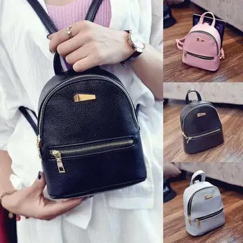 

Women Mini Corduroy Backpack Girls Leather Shoulder School Bags Small Travel Handbag Shoulder Bag