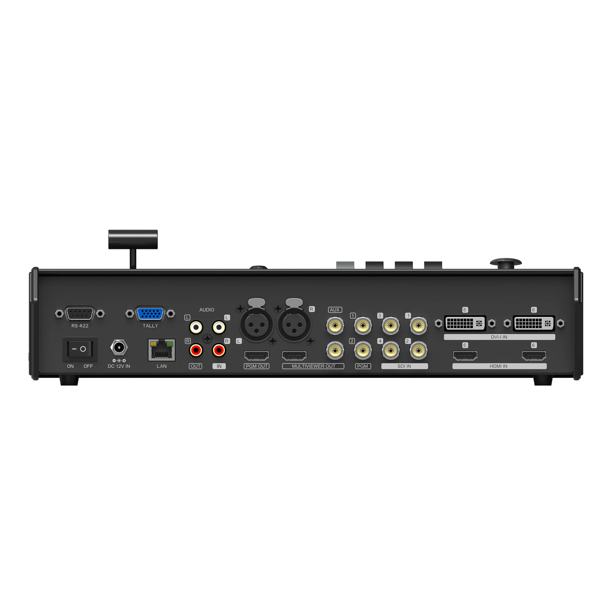 AVMATRIX VS0605 SDI HDMI Multi-format 6 Channel Inputs Video Switcher Mixer With PTZ Camera Control and Record Luma / Chroma Key
