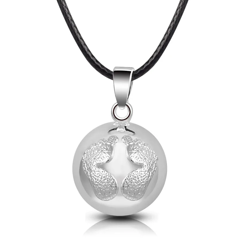 Eudora гармония шар кулон ожерелье беременность колокольчик мяч мексиканский Подвески Bola шары желаний ювелирные изделия для женщин лучший подарок - Окраска металла: N14NB167