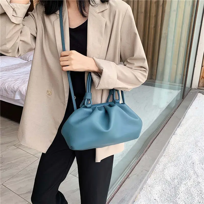 Женская сумка-мессенджер, дизайнерская, модная, облачная, женские кожаные сумки через плечо, сумка, женская сумочка