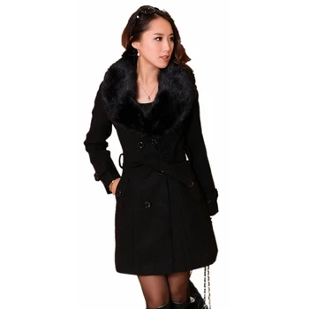 

abrigos mujer invierno 2019 Fur collar women long coat abrigos mujer elegante winter coat womens tops and blouses