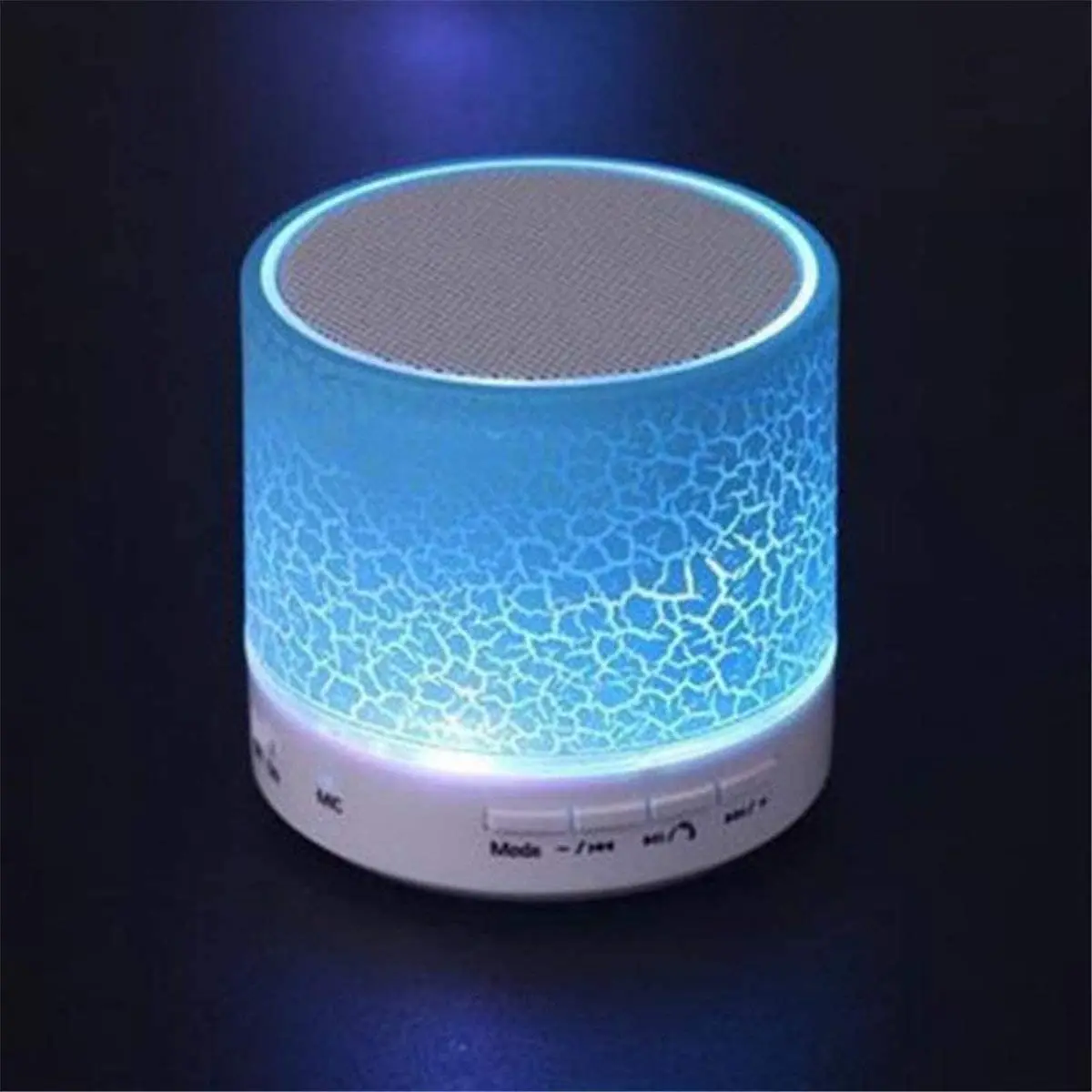 Elari NanoBeat - Mini Altavoz Bluetooth Potente Inalámbrico, con Micrófono,  Carcasa Metálica Robusta, Luz LED, 5 Horas de Reproducción, Se Pueden Unir