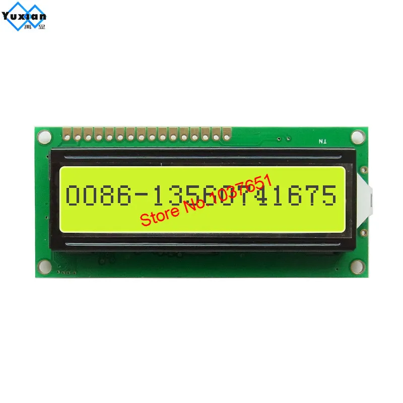 16x1 1601 Lcd Module Display Screen Panel Compatibel SPLC780D HD44780 WH1601A MC-161-1 AC161A