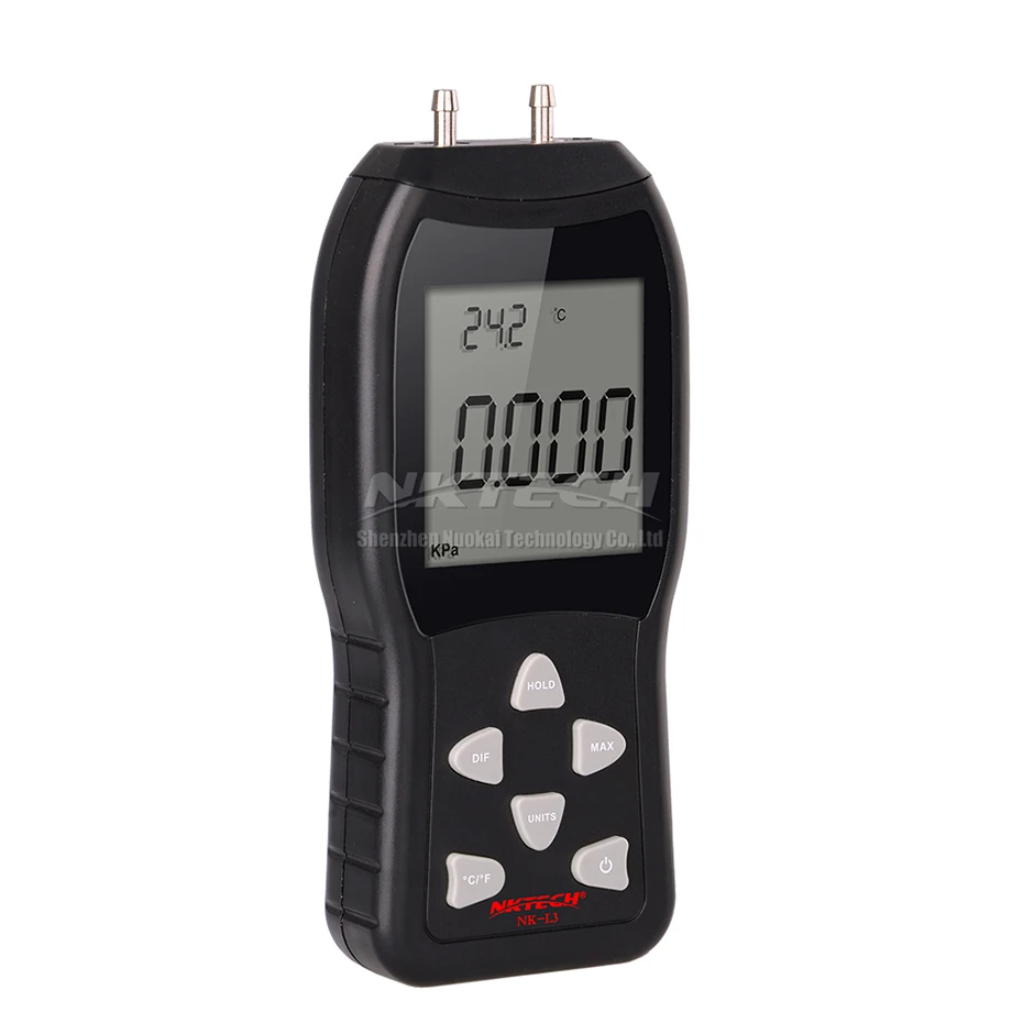Цифровой манометр NKTECH NK L3 дифференциальное давление воздуха 3PSI ЖК дисплей