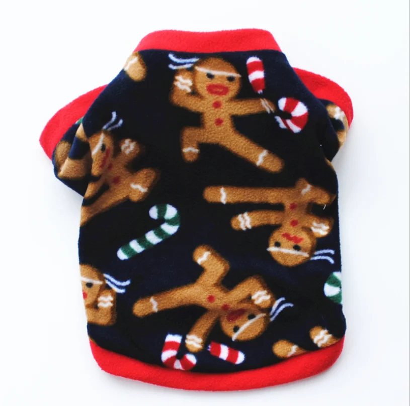 Pet clothes spring and autumn thickening fleece rags fleece sturdy warm sweater big dog collar collar fleece traction buckle - Цвет: 2