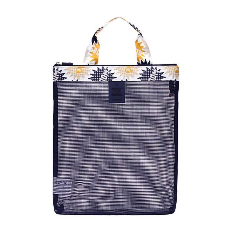 Большая емкость для мужчин и женщин, сетчатая прозрачная сумка для пикника, сумка для хранения обуви, пляжные сумки для плавания, тренажерный зал, спортивная сумка, мужская сумка - Цвет: orange