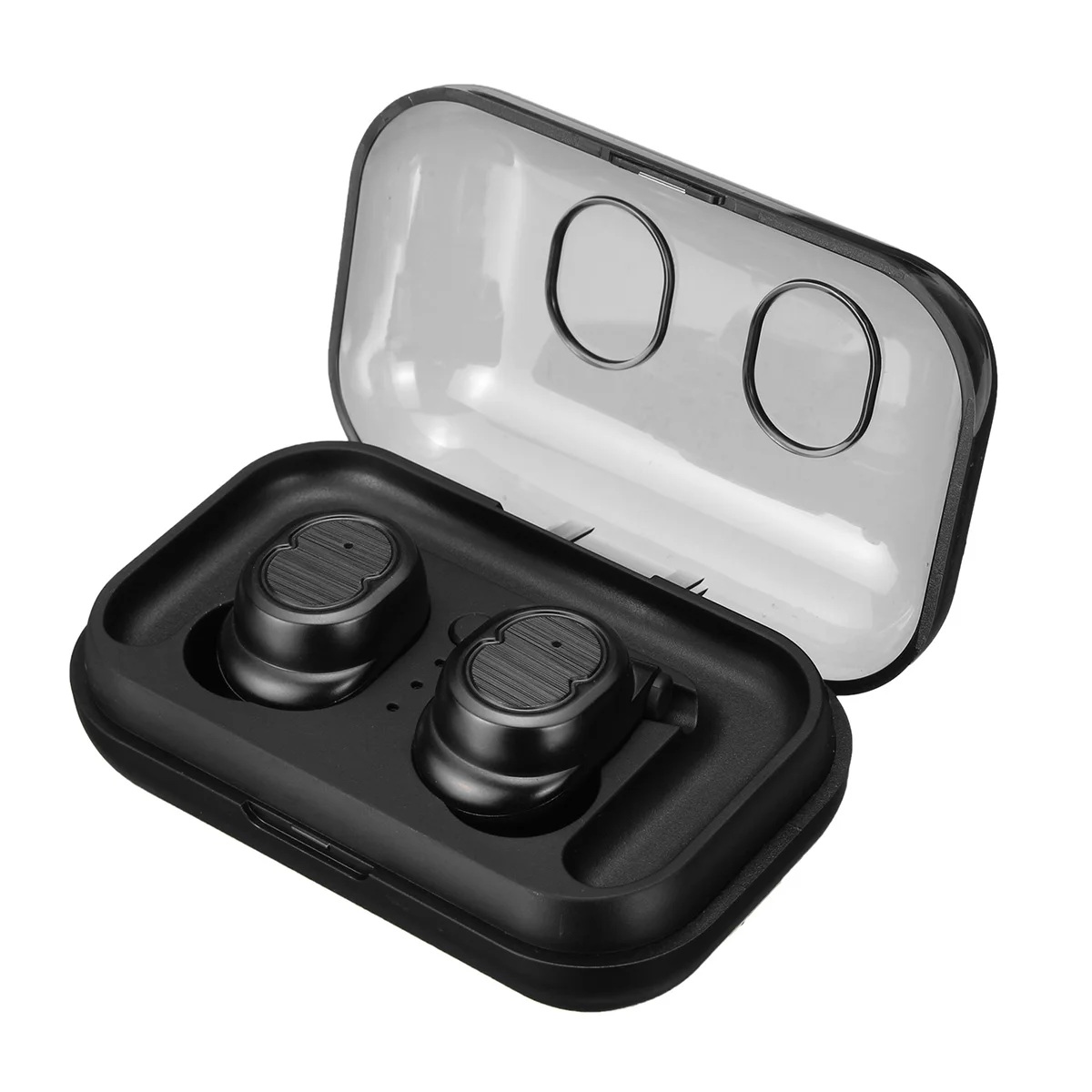 Водонепроницаемые беспроводные bluetooth V5.0 наушники беспроводные TWS наушники активные шумоподавления стерео наушники спортивные наушники - Цвет: Black