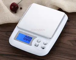 Escala eletrônica pequena precisa 0.01g grama pesam materiais medicinais chineses escala de alimentos cozinha assar 0.1g pesam
