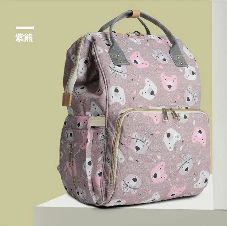 Большой рюкзак для коляски, детские пеленки, сумки для мам, водонепроницаемый подгузник, сумка, сумки для мам, BNM001 - Цвет: BNM001O