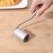 BESTOMZ Нержавеющая Сталь Тесто Скалка Инструмент для выпечки и готовки ролик для пасты пицца Печенье Тесто